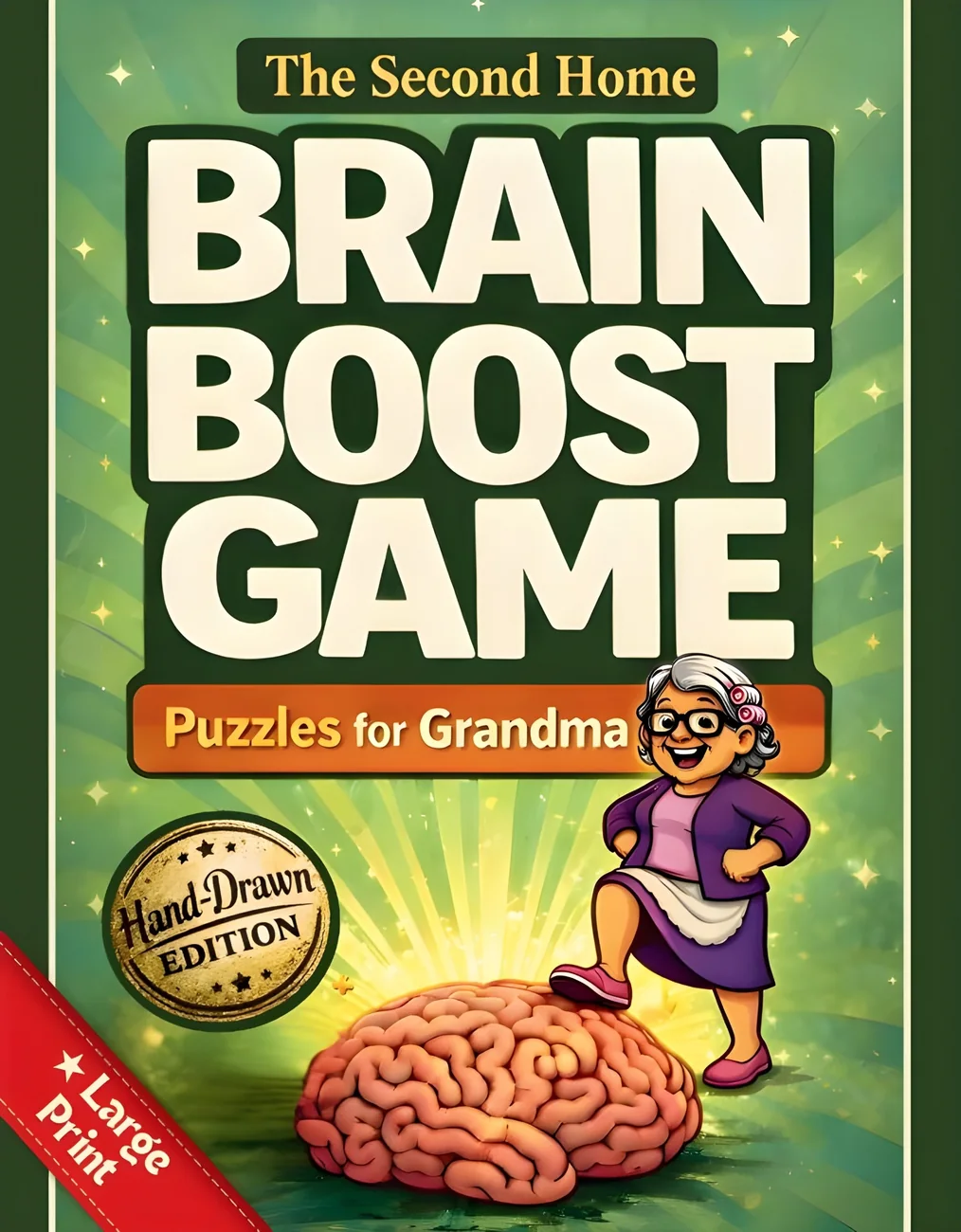 Cover of The Second Home: Brain Boost Game — Puzzles for Grandma