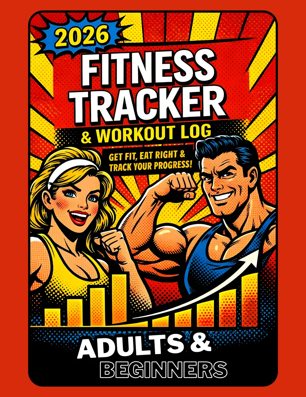 Cover of 2026 Fitness Tracker & Workout Log