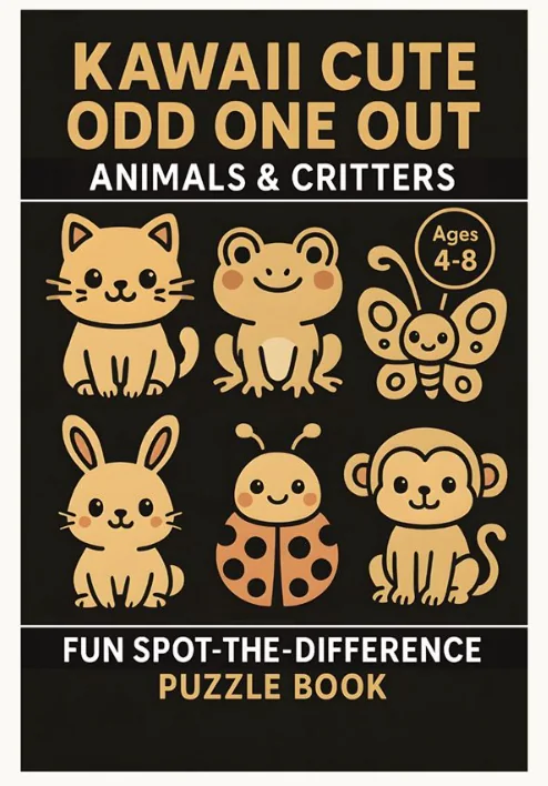 Cover of Kawaii Cute Odd One Out — Animals & Critters