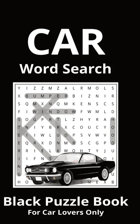 Cover of Car Word Search Puzzle Book