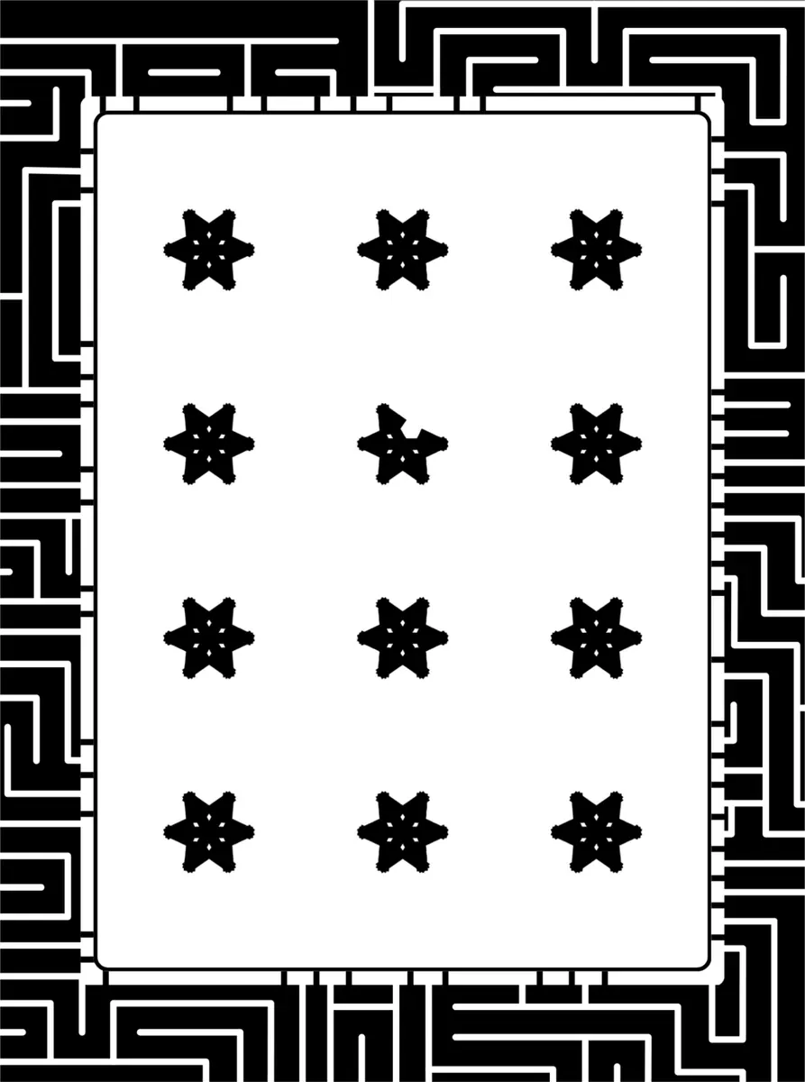 Interior preview from Odd One Out — Visual Brain Teasers for Adults