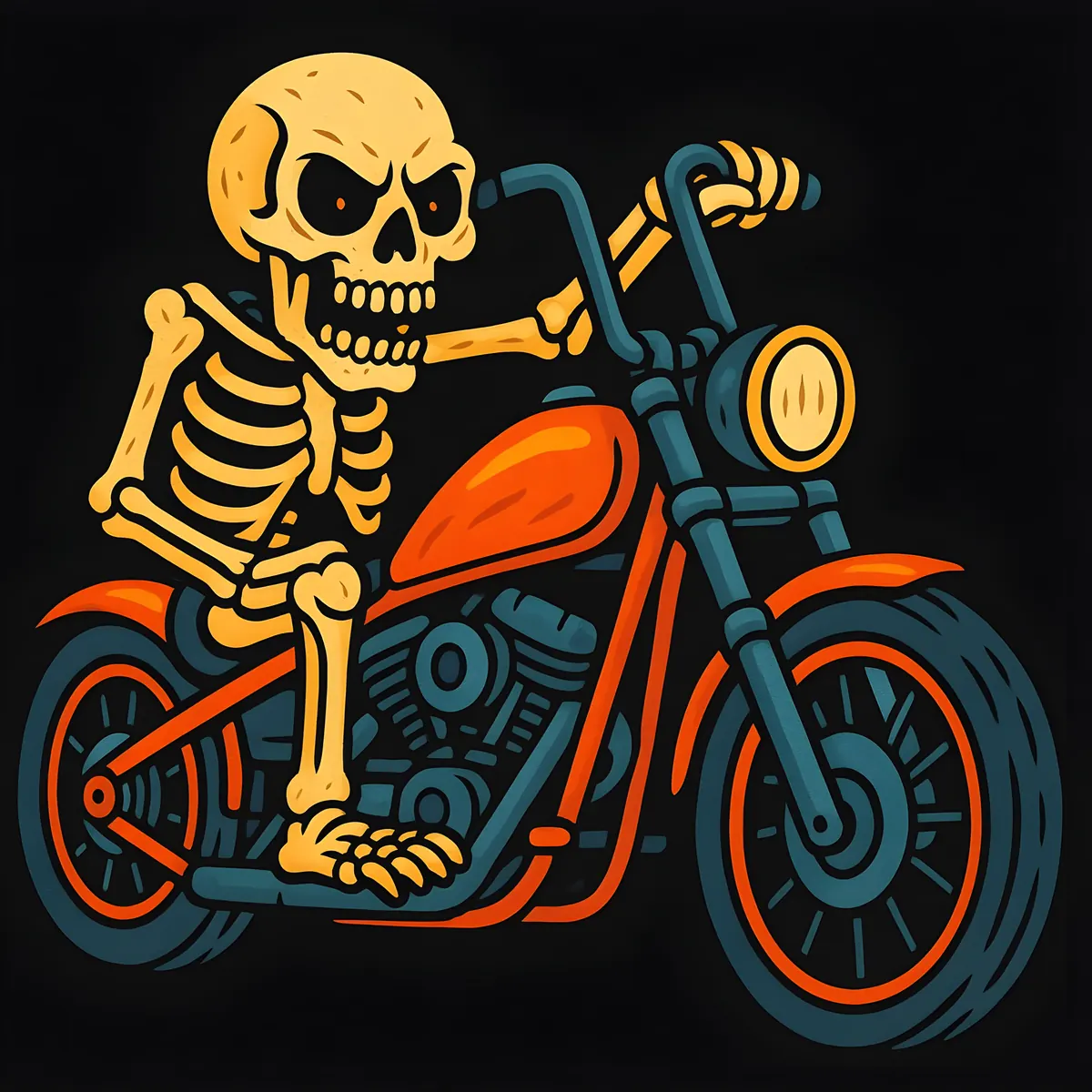Interior preview from ADULT — Skeleton Coloring Book