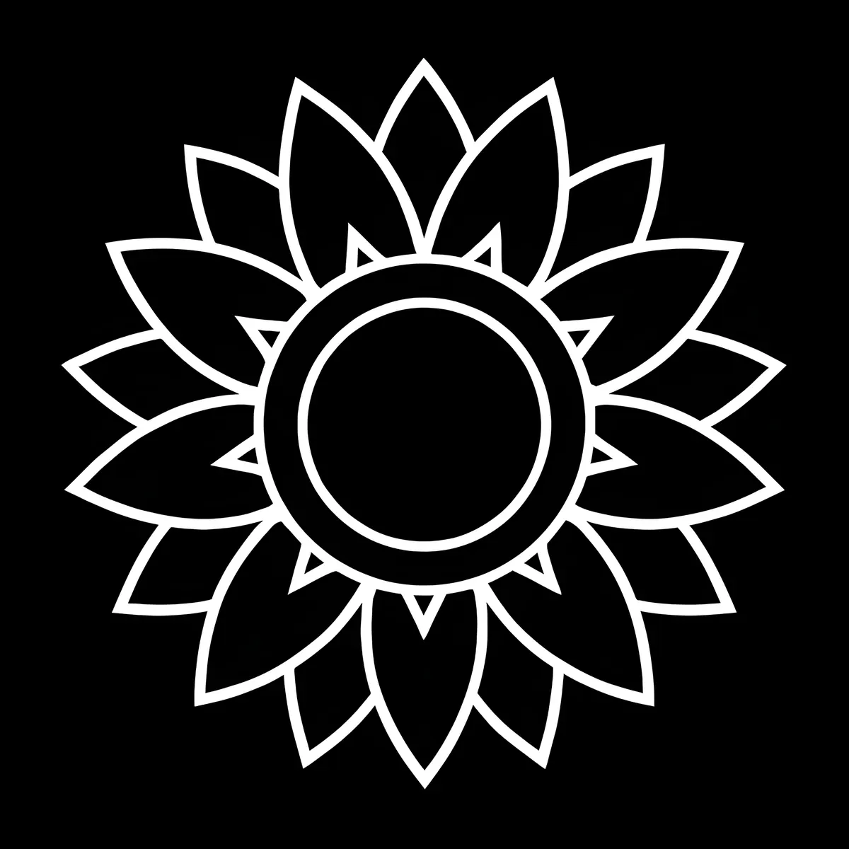 Interior preview from Bold & Easy Mandalas — Volume 1