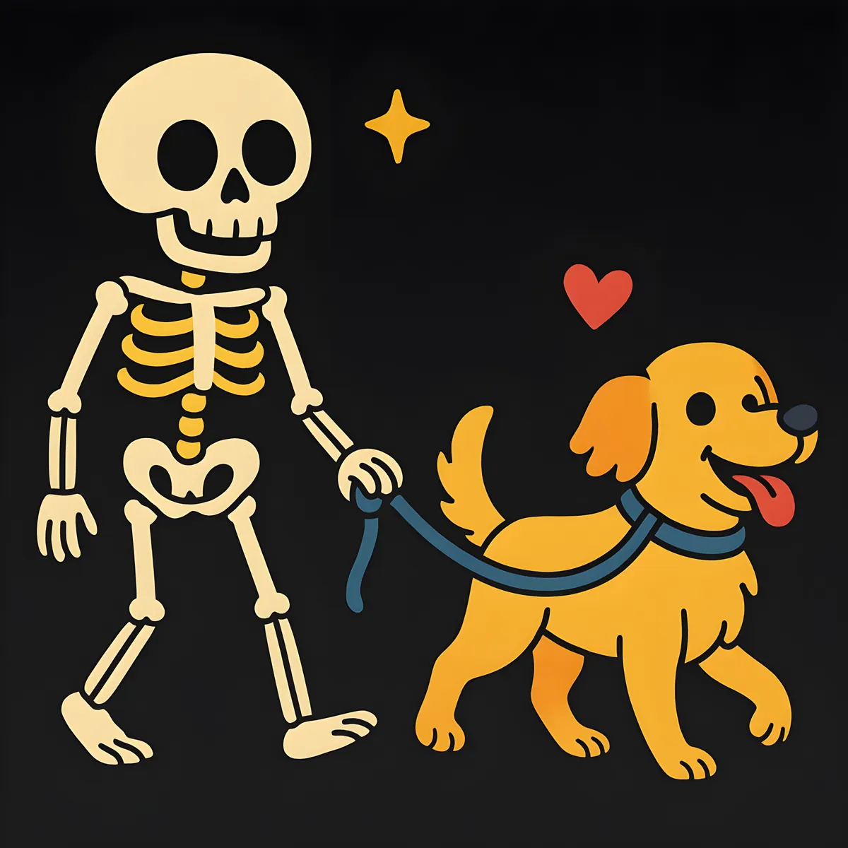 Interior preview from CUTE Skeleton Coloring Book